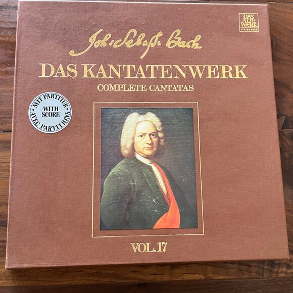 J. S. Bach Das Kantatenwerk Complete Cantatas Vol 17 LP Box Set 1977 Telefunken - Picture 1 of 8